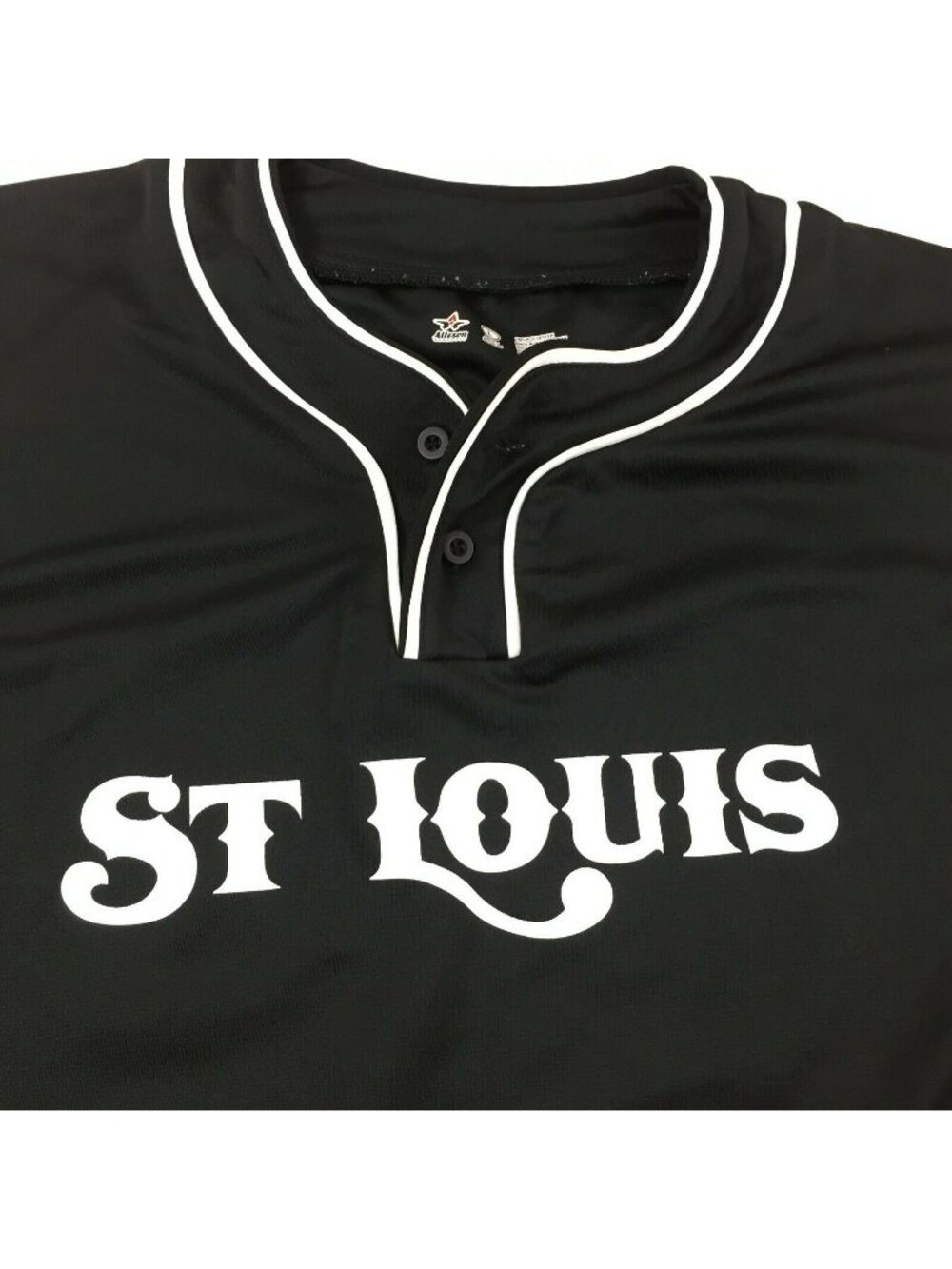 Alleson Athletic Mens Adult St Louis Black Jersey Omaha 29 Size Large